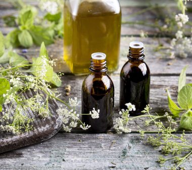 high-angle-natural-medicine-concept